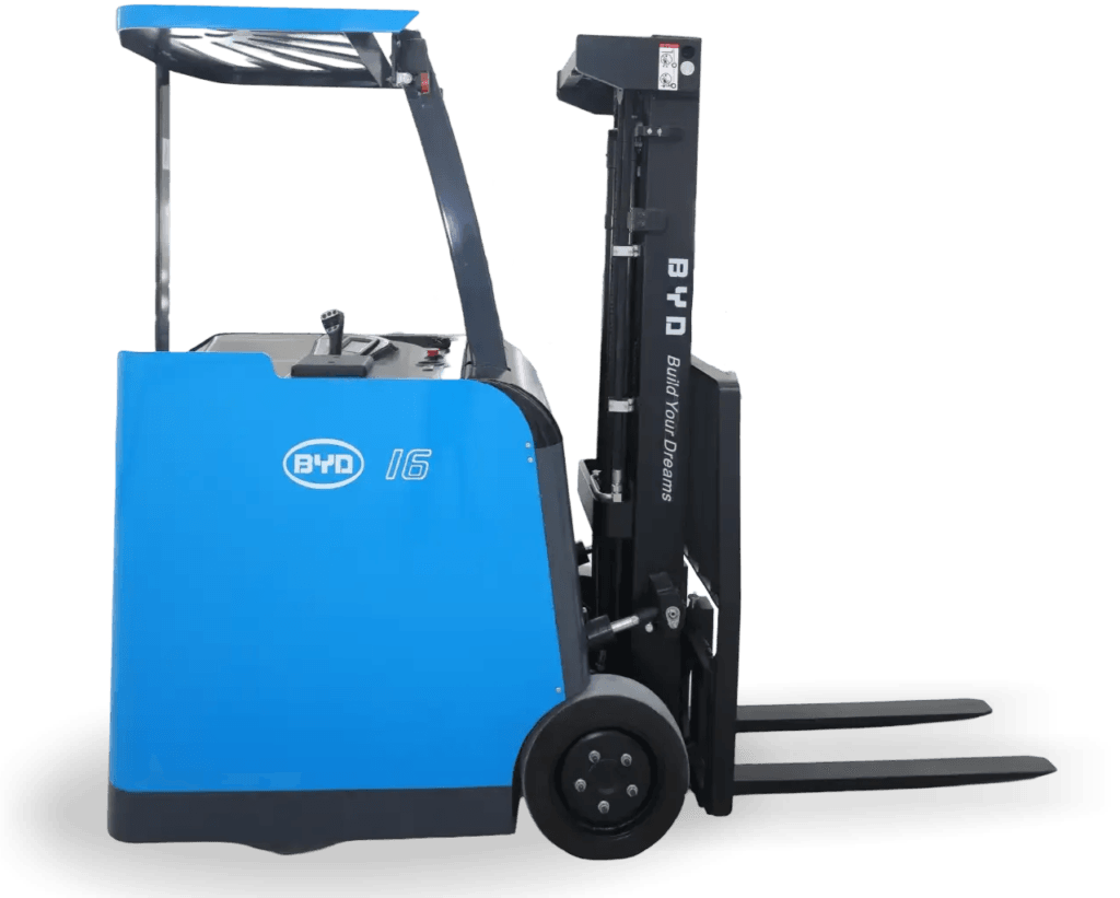 An image showing a forklift